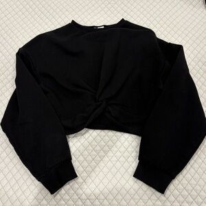 H&M Black Cropped Sweater